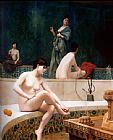 Jean-Leon Gerome The Harem Bathing painting